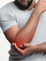 Person with arm pain